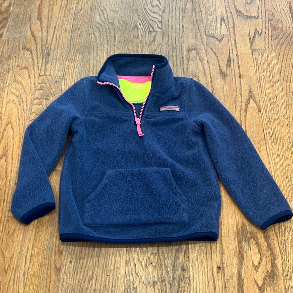 Vineyard Vines Fleece Quarter Zip - Girls 4T *Good Condition!*
